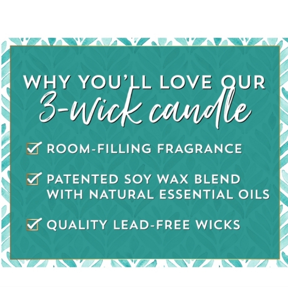 🛍BOGO 50% OFF🤎🕯NWT‼️ White Barn "Cinnamon Sugared Pecans" 3-wick Candle - Picture 8 of 10